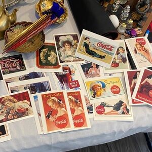 27 coca-Cola advertisement postcards reproductions